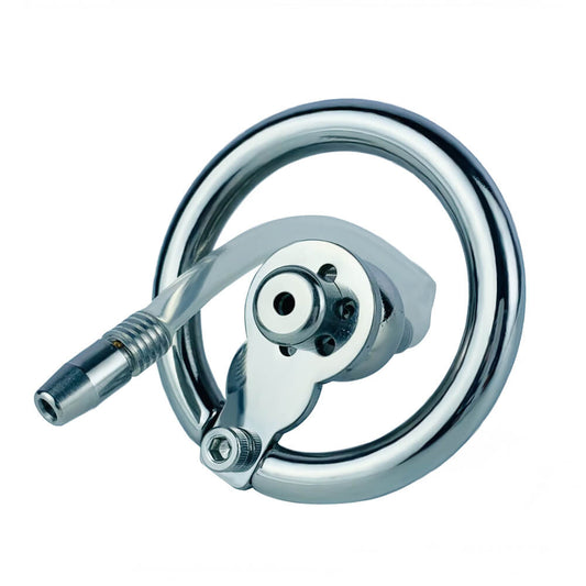 Ultimate Male Restraint and Control with Inverted Negative Pressure Flat Chastity Device