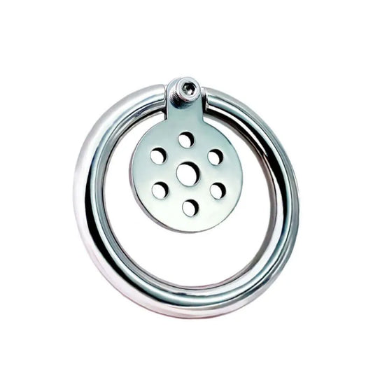 Small Flat Chastity Cage with 1.18 Inch Cage Piece