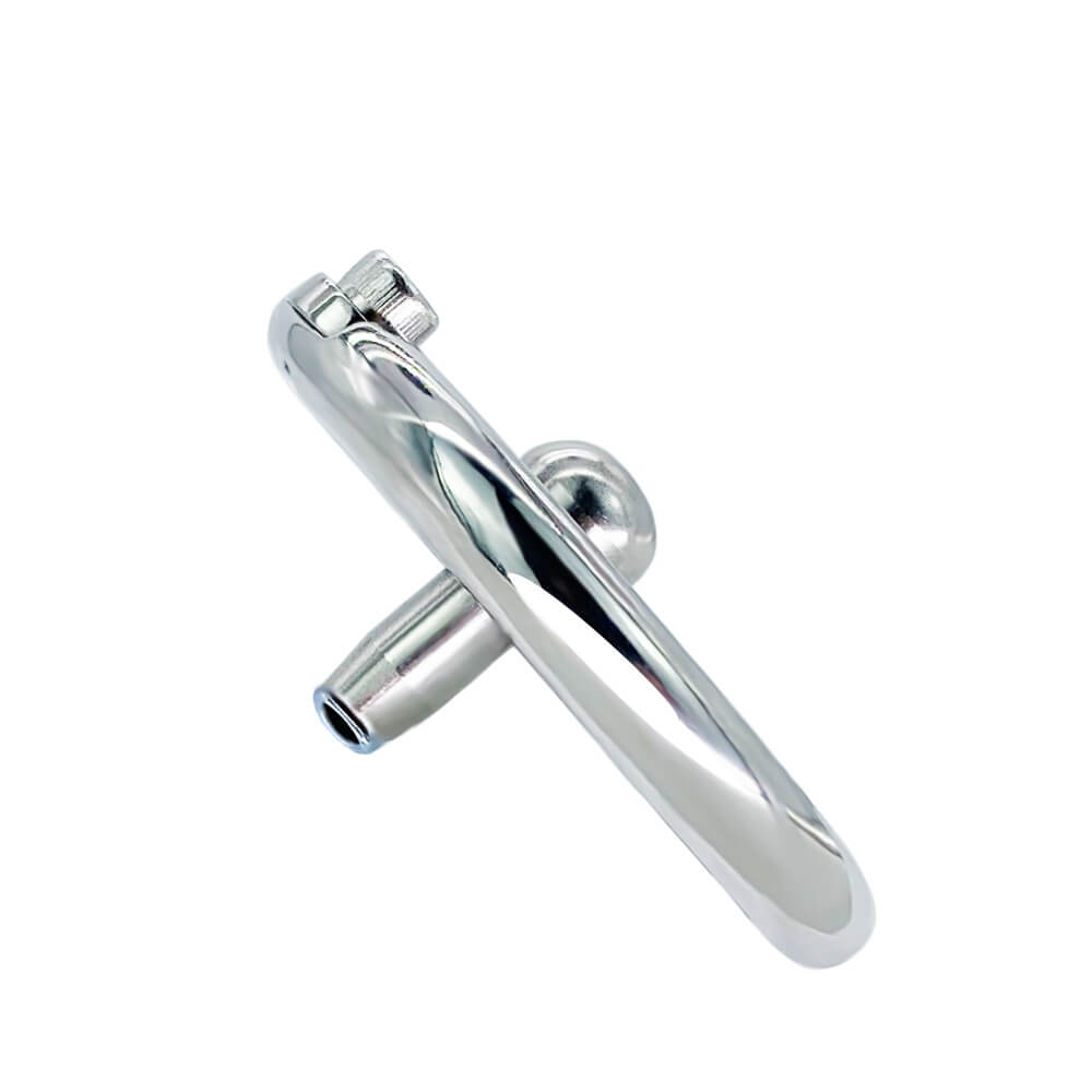 Flat Steel Chastity cage - Discreet Male Restraint