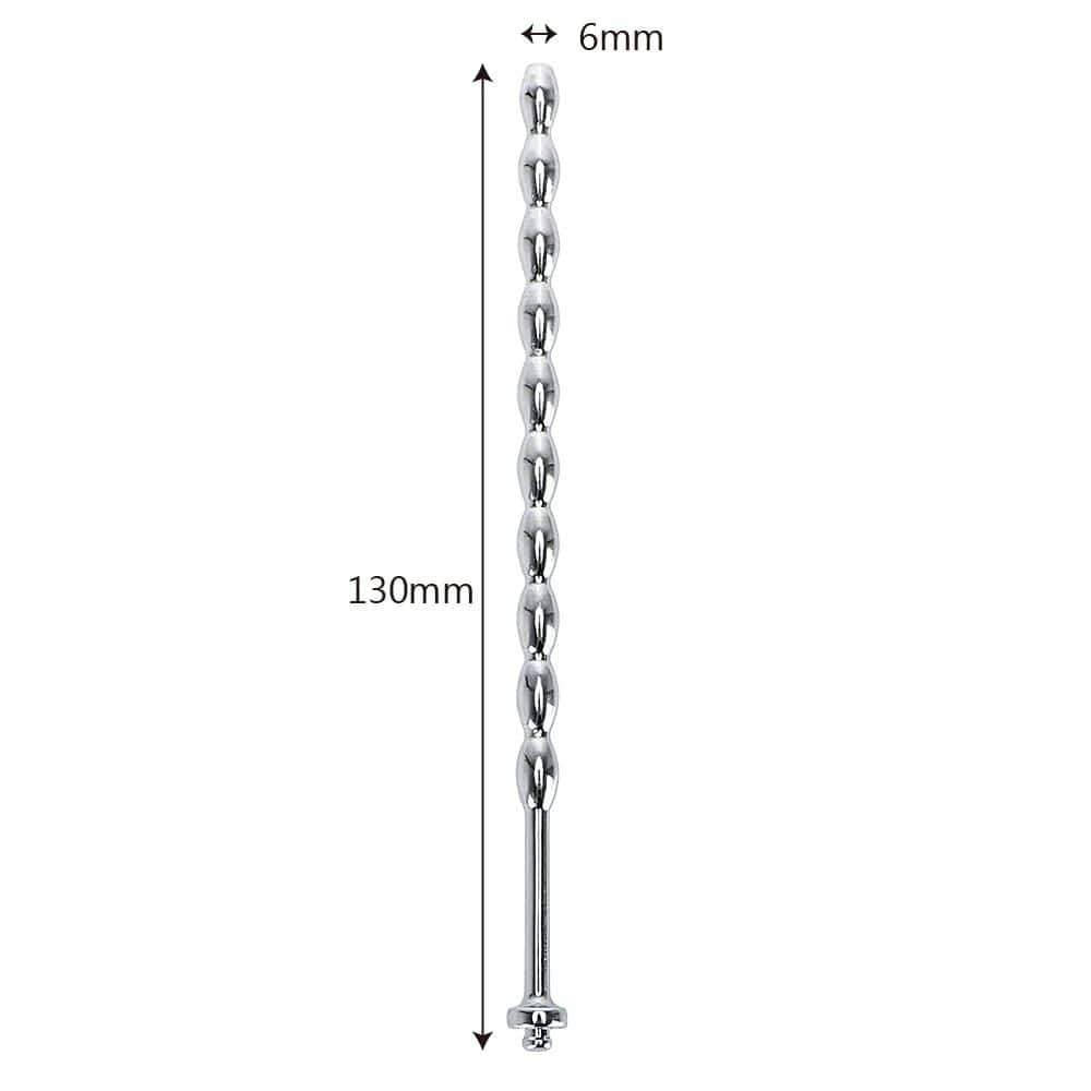 Stainless Beaded Penis Plug Sounding Rods