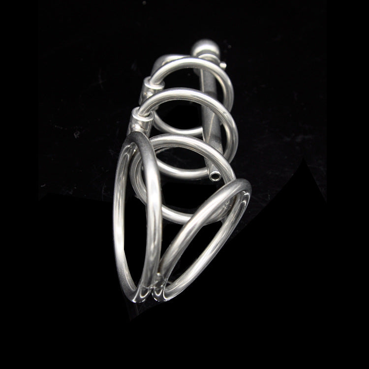 CX140 Stainless Steel Chastity Device Urinary Catheter Chastity Lock