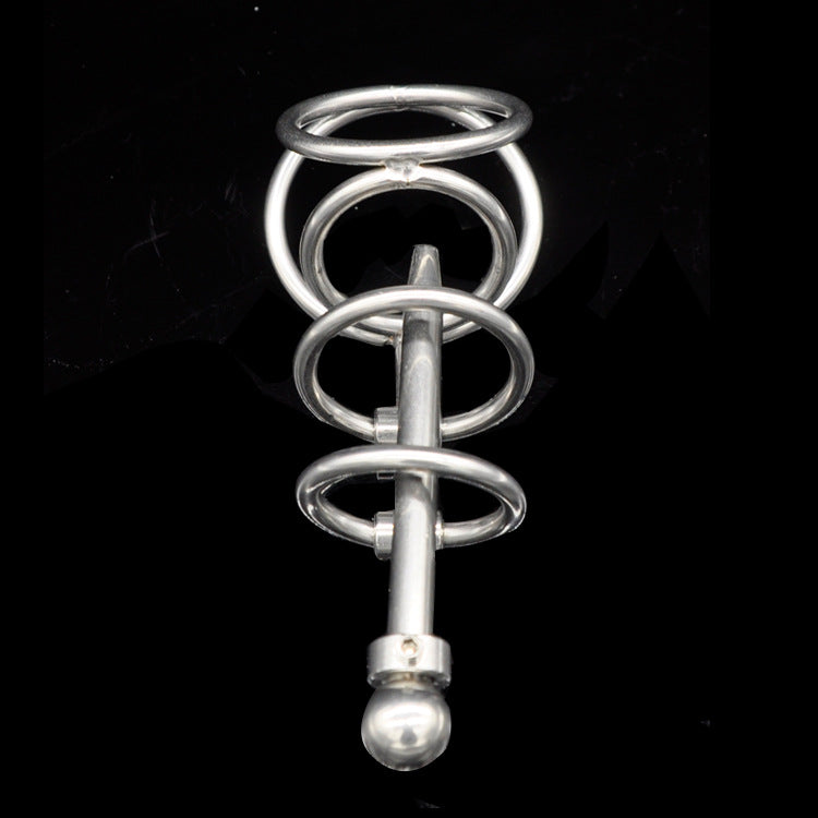 CX140 Stainless Steel Chastity Device Urinary Catheter Chastity Lock
