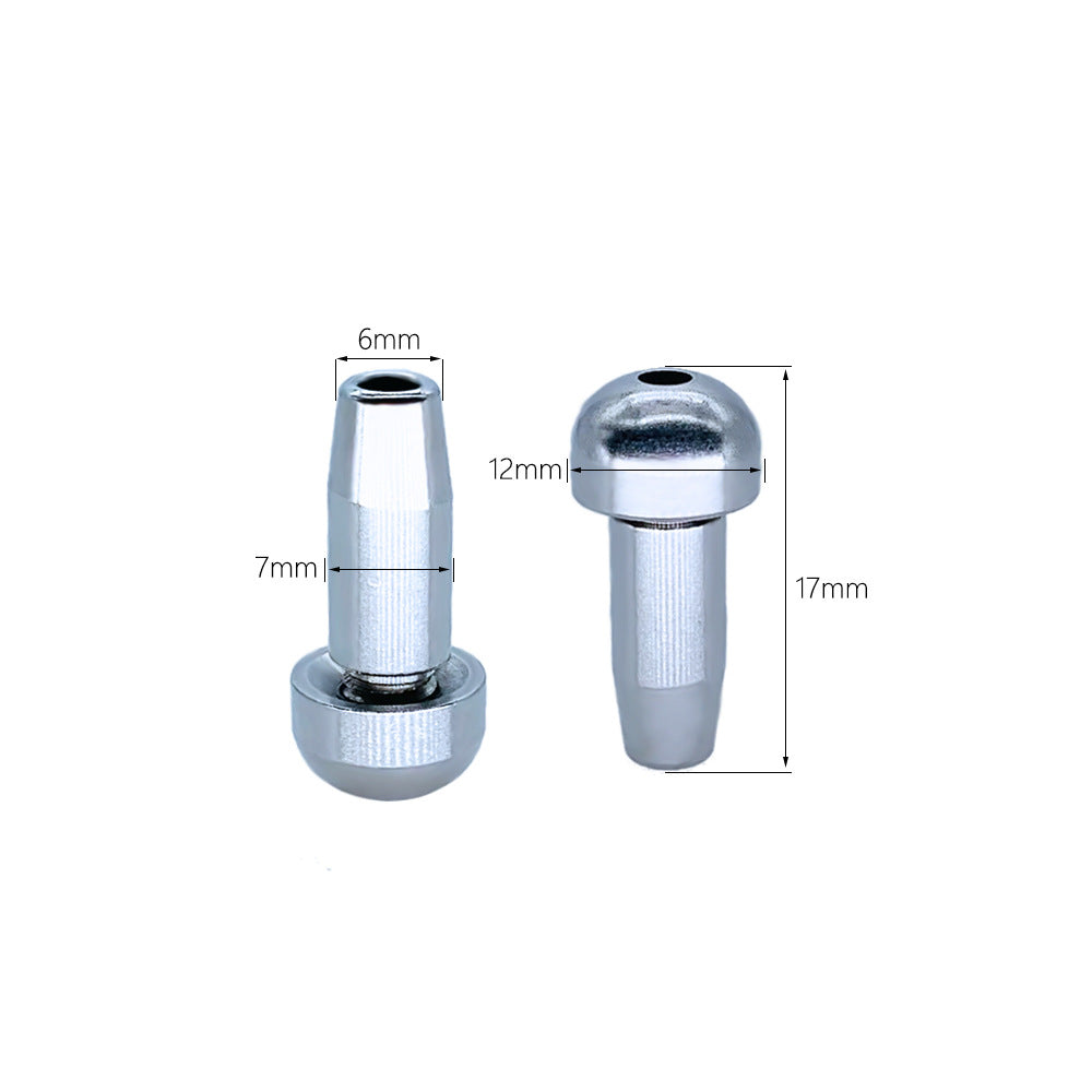 Stainless Steel Chatity Lock With Catheter Short Chastity Cage Adult Sex Toys