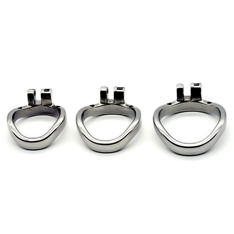 Stainless Steel Cock Ring Arc Ring Chastity Cage Accessories