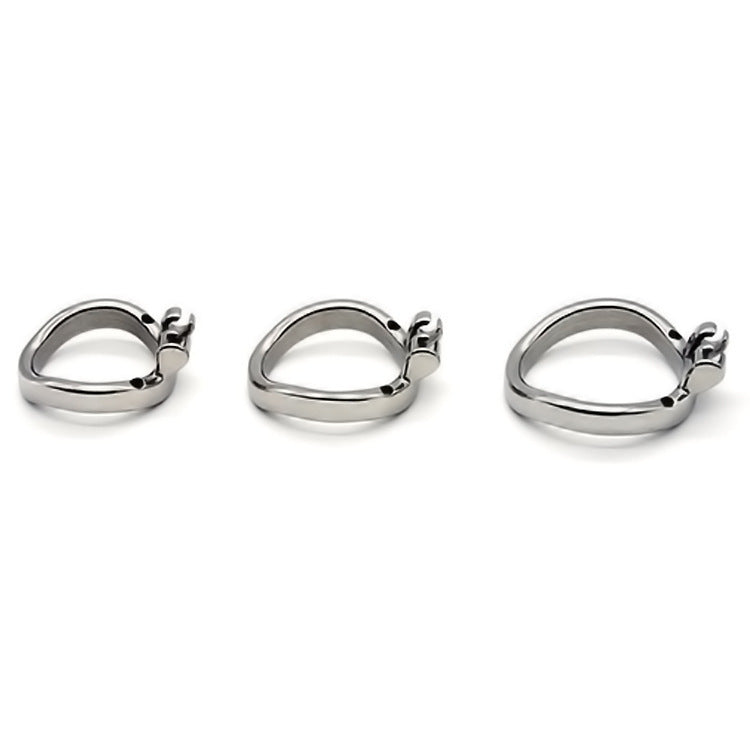 Stainless Steel Cock Ring Arc Ring Chastity Cage Accessories