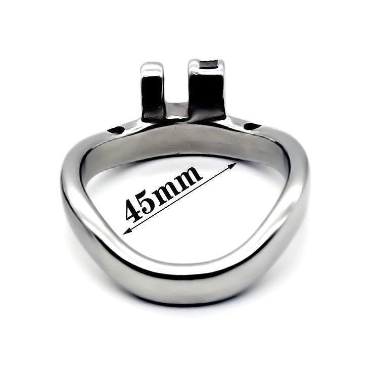 Stainless Steel Cock Ring Arc Ring Chastity Cage Accessories