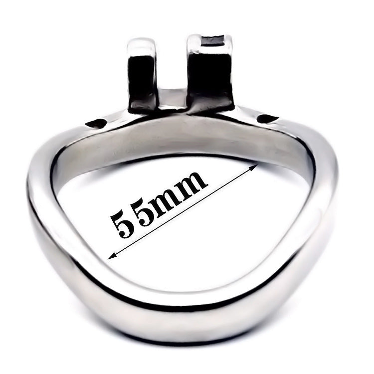 Stainless Steel Cock Ring Arc Ring Chastity Cage Accessories