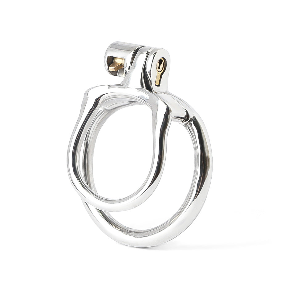 Stainless Steel MAMBA-ZERO Cock Cage Male Chastity Device Belt Penis Ring Cock Ring