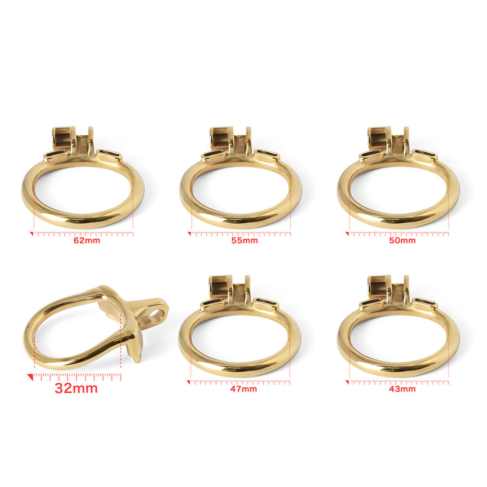 Stainless Steel MAMBA-ZERO Cock Cage Male Chastity Device Belt Penis Ring Cock Ring