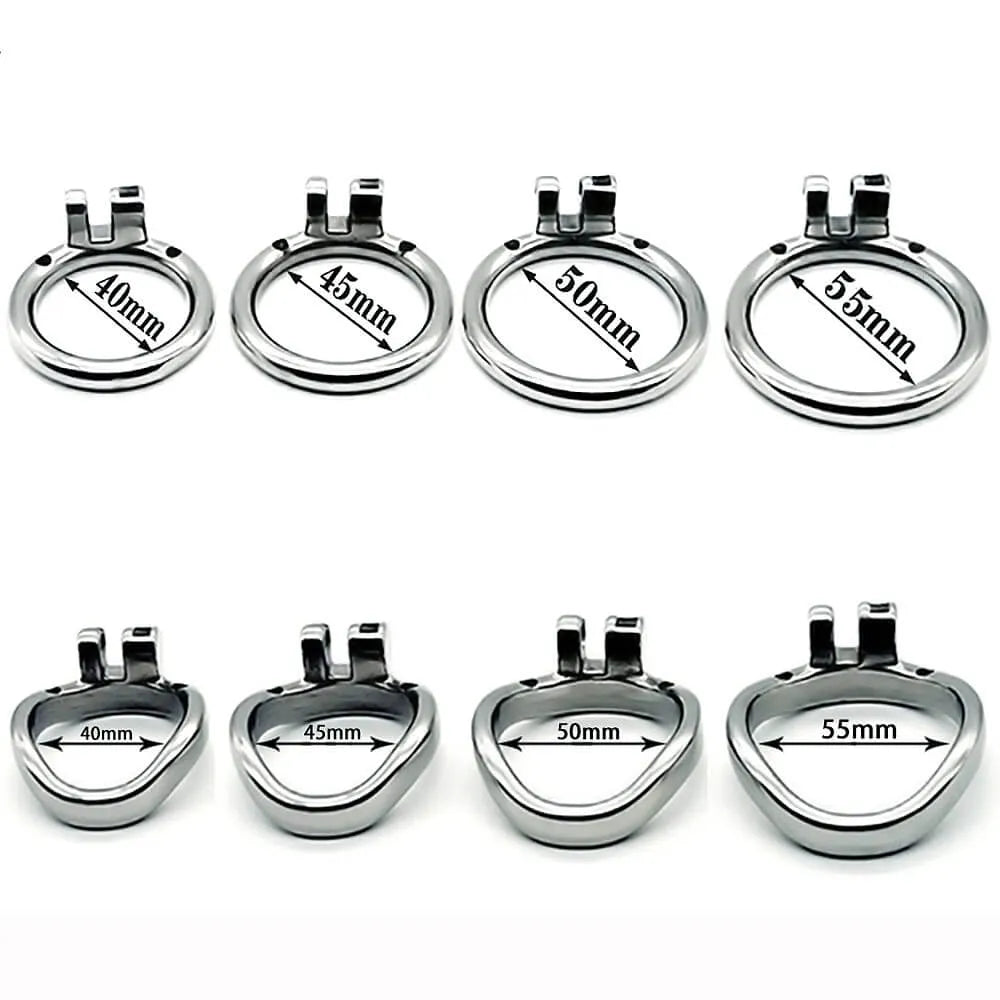 Experience Ultimate Control: Stainless Steel Small Male Chastity Cage