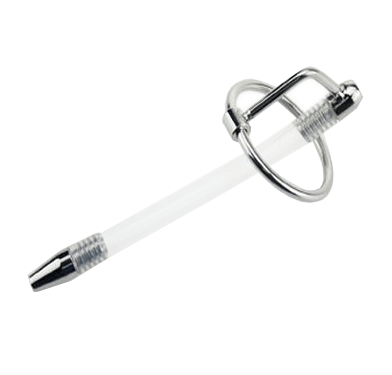 Steel Catheter and Hollow Silicone Urethral Sound
