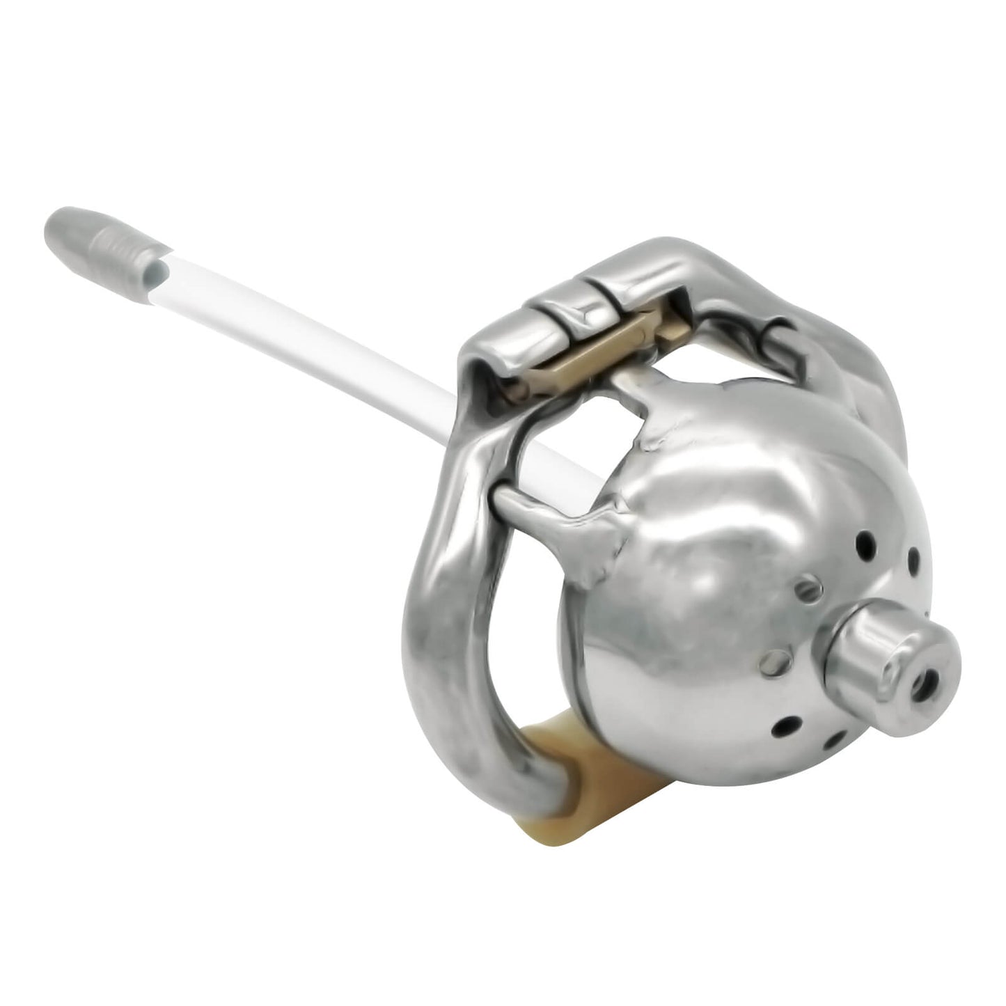 304 Stainless Steel Chastity Device: Multiple Size Options