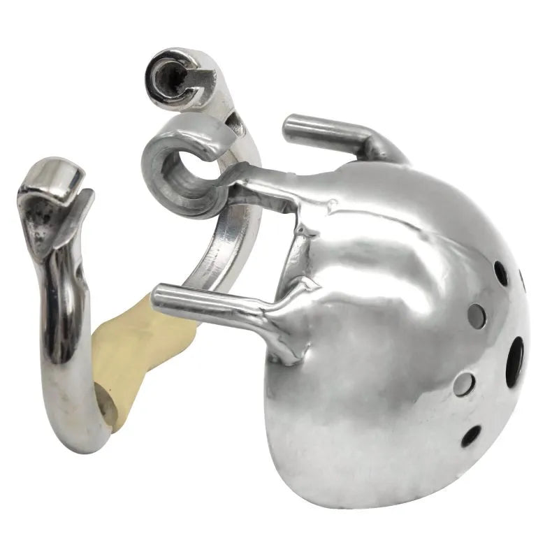 304 Stainless Steel Chastity Device: Multiple Size Options