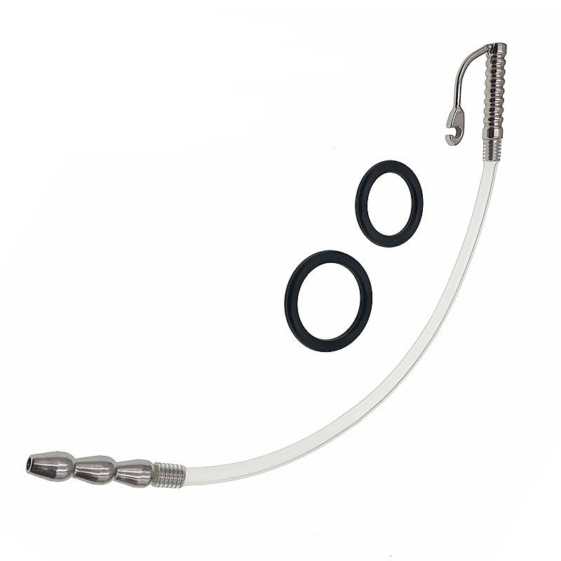 Urethral Sound Hollow Urethral Plug Silicone Probe Tube Urinary Dilator Urethra Prostate Masturbation Rod