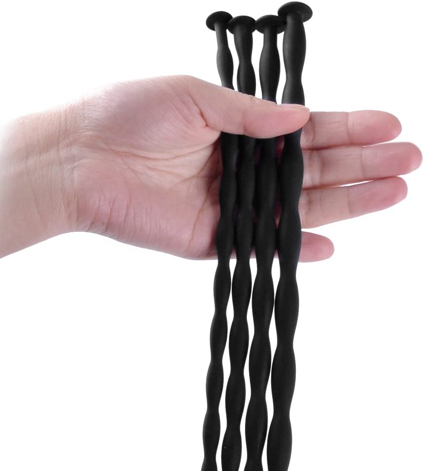 Urethral Sounds Silicone Penis Plug Urethral Dilator 4 PCS Set
