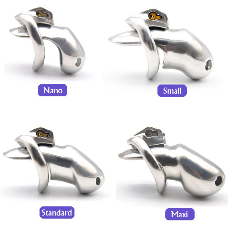 V3 Stainless Steel Chastity Cage