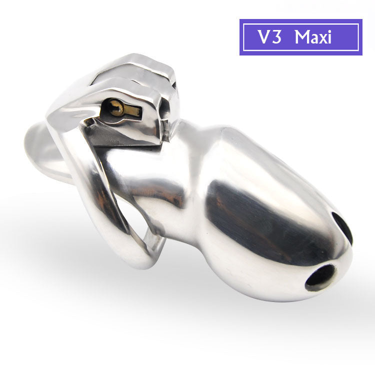 V3 Stainless Steel Chastity Cage