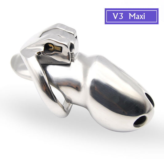 V3 Stainless Steel Chastity Cage