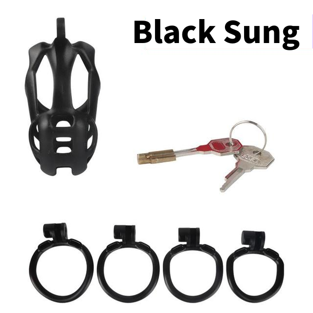 3D Print Cobra Male Chastity Device Kit with 4 Rings