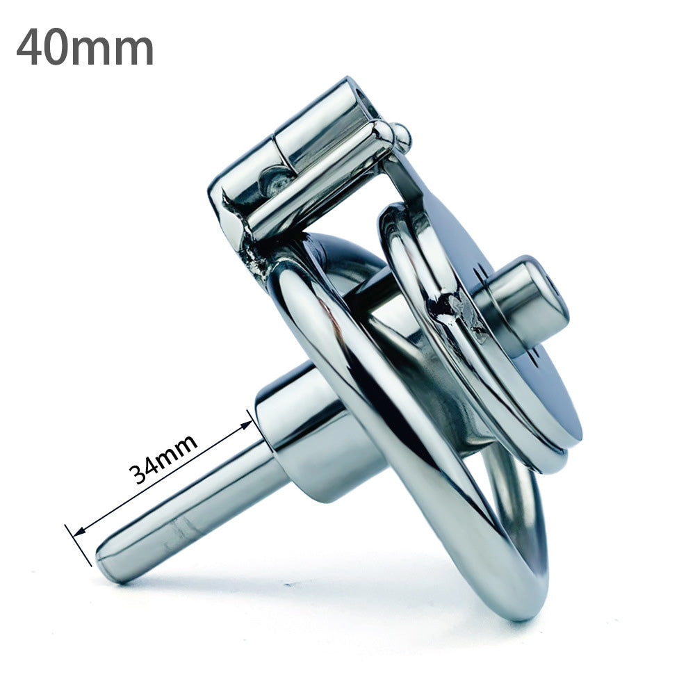 Chastity Lock With Catheter Penis Lock Stainless Steel Chastity Cage