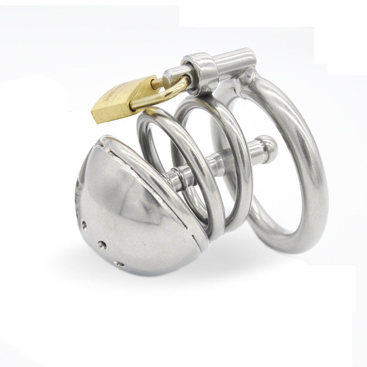 CX132 Metal Chastity Device with Tube