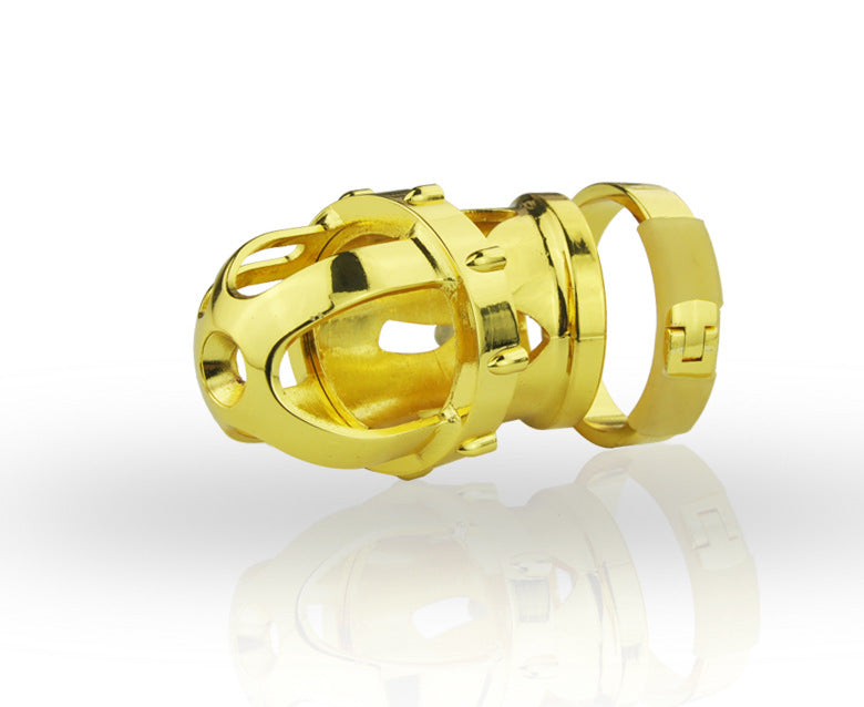 CX134 Gold Chastity Cage 2.75 Inches Long