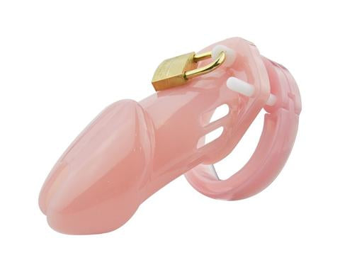 Pink Chastity Cage 2.75 and 3.94 inches
