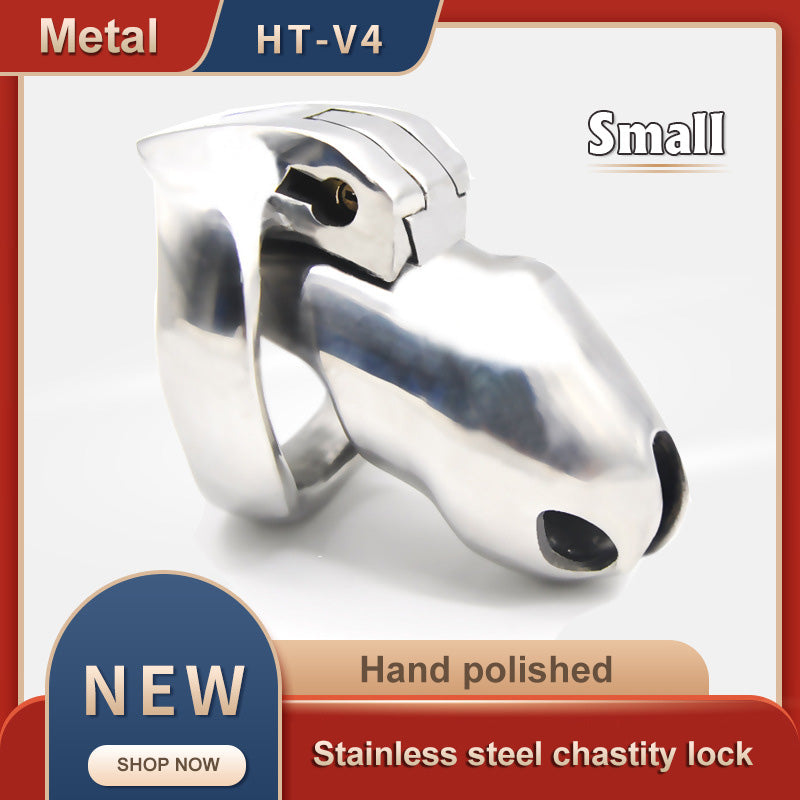 HT-V4 Stainless Steel Chastity Cage