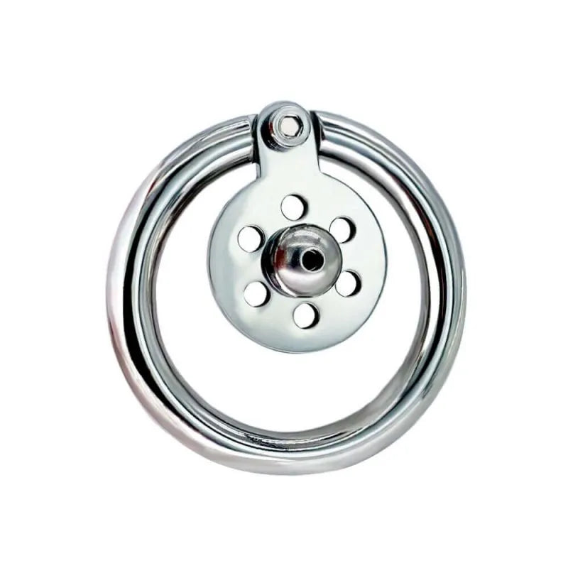 Small Flat Chastity Cage with 1.18 Inch Cage Piece