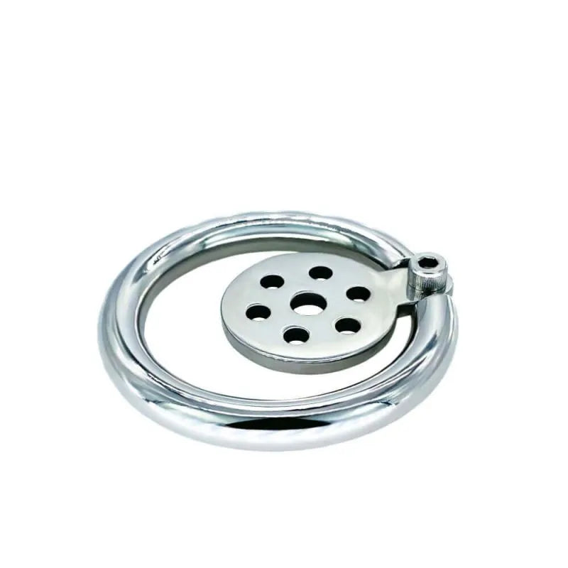 Small Flat Chastity Cage with 1.18 Inch Cage Piece