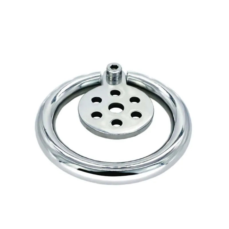 Small Flat Chastity Cage with 1.18 Inch Cage Piece