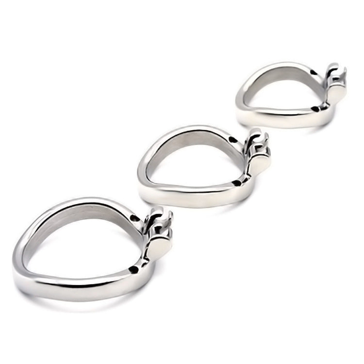 Stainless Steel Cock Ring Arc Ring Chastity Cage Accessories