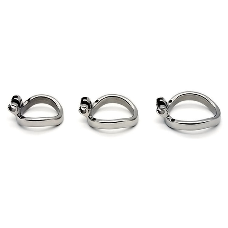 Stainless Steel Cock Ring Arc Ring Chastity Cage Accessories