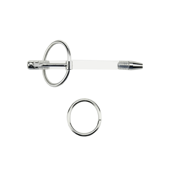 Steel Catheter and Hollow Silicone Urethral Sound