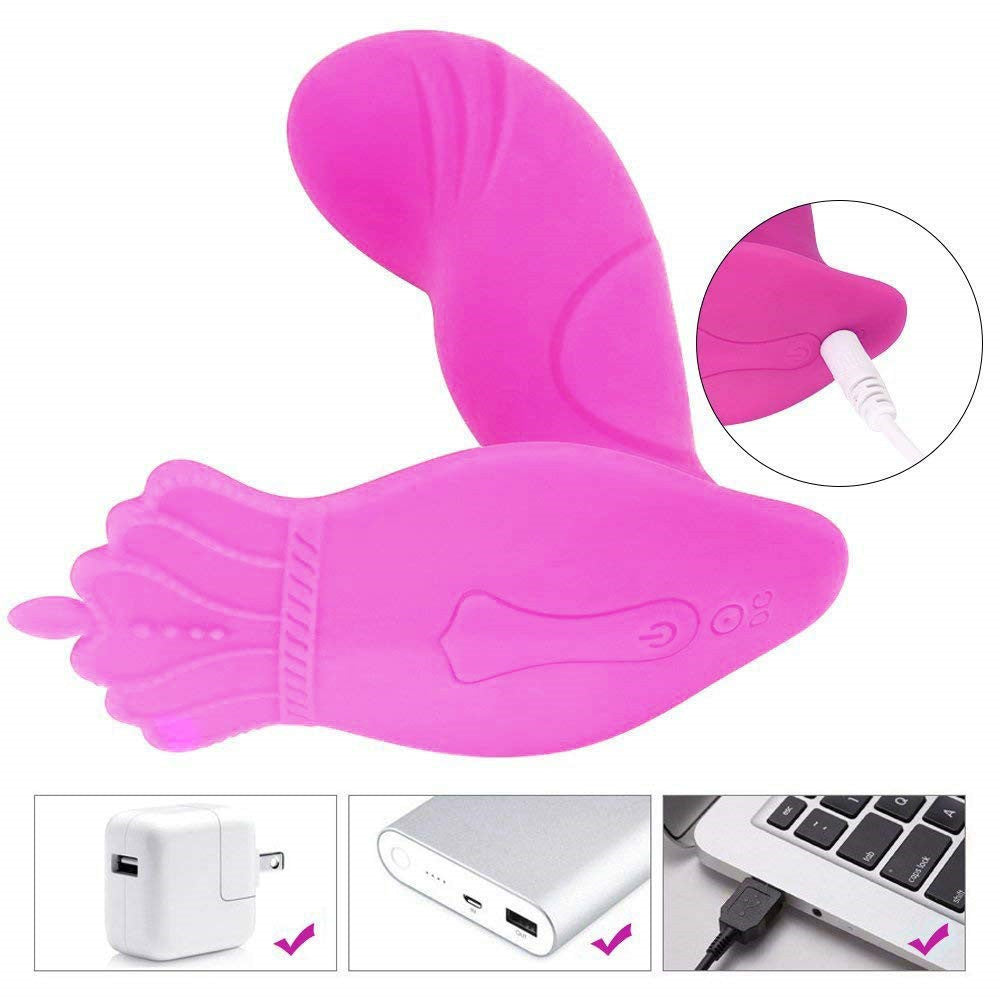 Wearable Clitoris G-spot Butterfly Vibrator – G Spot Clit Vibrator Toys