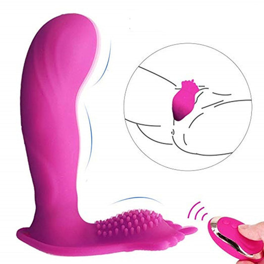 Wearable Clitoris G-spot Butterfly Vibrator – G Spot Clit Vibrator Toys